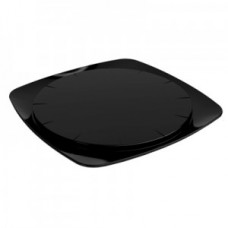 Black Melamine Cake Platter 300x300x20mm